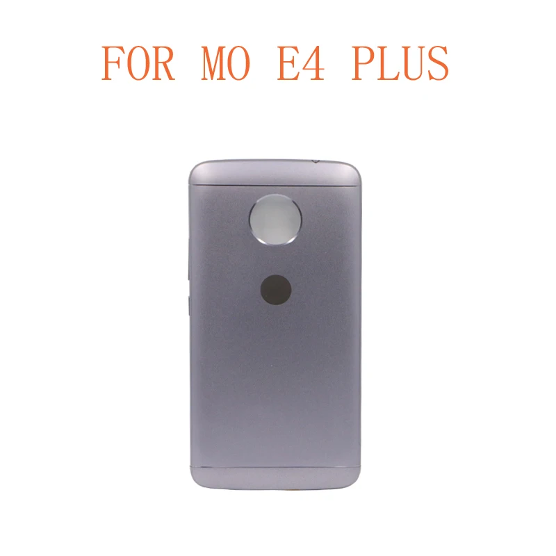 Задняя крышка для батареи E4 Plus, чехол для Motorola Moto E4 Plus XT1770 XT1773 - Цвет: Grey