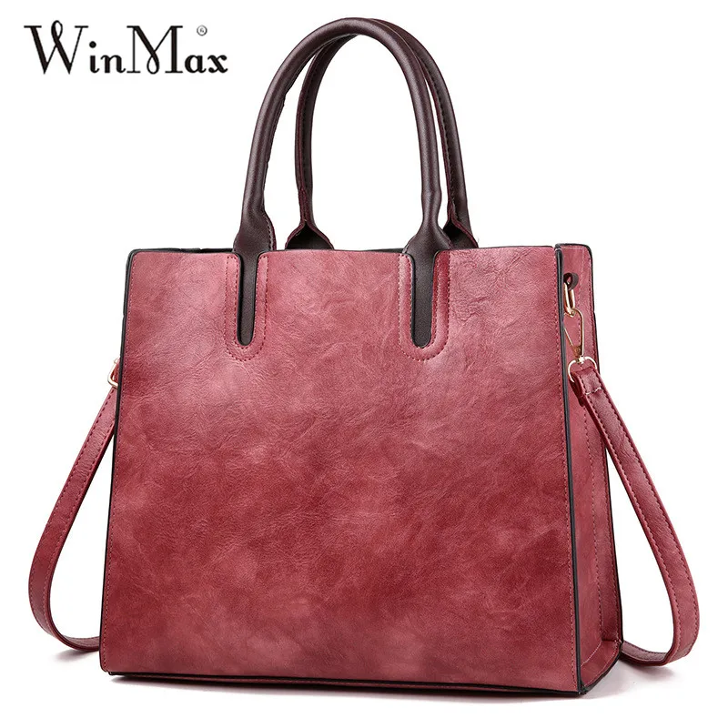 

Winmax Women Large Shoulder Bag Female Top-handle Bags Causal Totes Ladies Daily Office All-Purpose High Quality Dames Handbag