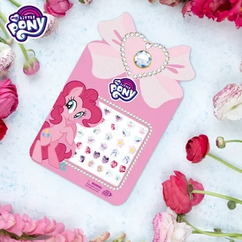 

My Little Pony Children diy cartoon nail stickers Frozen baby waterproof earrings princess girl nail stickers