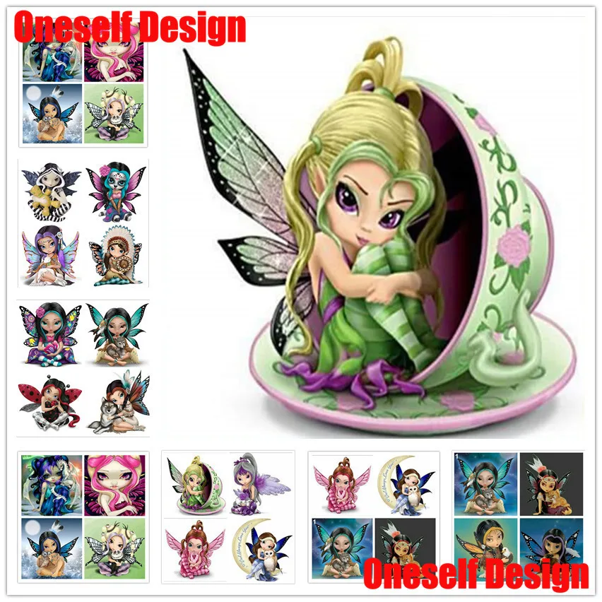 

2019 New USA Popular 5D Diamond Painting Full Square Cute Girl 3D Diamond Embroidery Cartoon 5d Diamond Mosaic Sales