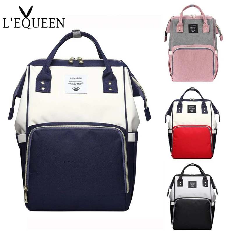 

Fashion Brand Mummy Maternity Nappy Bag Large Capacity Baby Diaper Bags Designer Nursing Bag Travel Backpack For Mother Baby