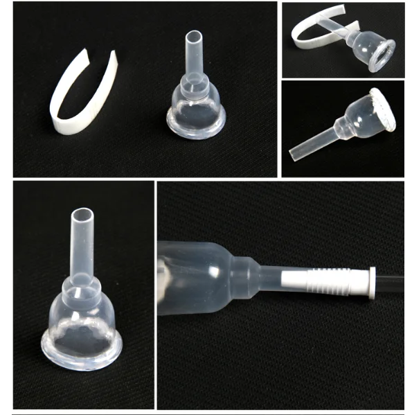 10pcs/lot Sterilized Comfortable Medical Silicone Male External
