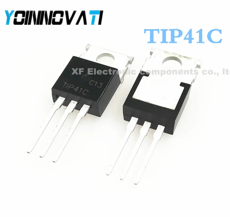 

Free shipping 50pcs/lot TIP41C TIP41 TRANS GP NPN 6A 100V TO-220 Best quality