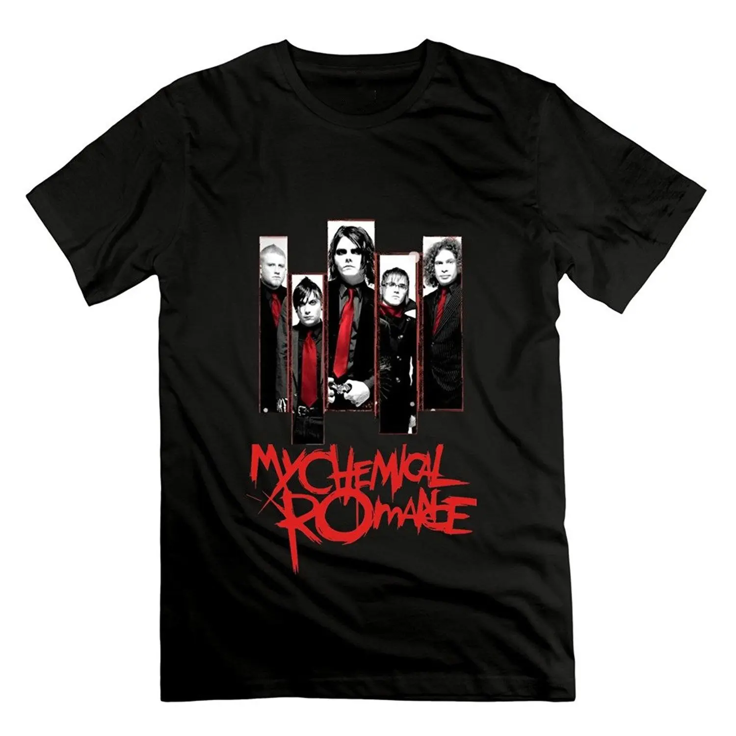 Модная футболка My Chemical Romance Band, Мужская черная футболка, новинка, Повседневная футболка с коротким рукавом, новинка, летняя мода
