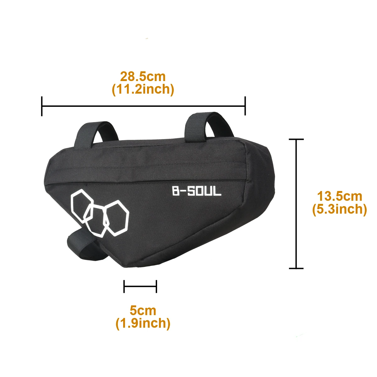 B-SOULWaterproof Cycling Bicycle Bags MTB Road Bike Frame Front Triangle Bike Tube Bags Rainproof Bicycle Repair Tool Pannier