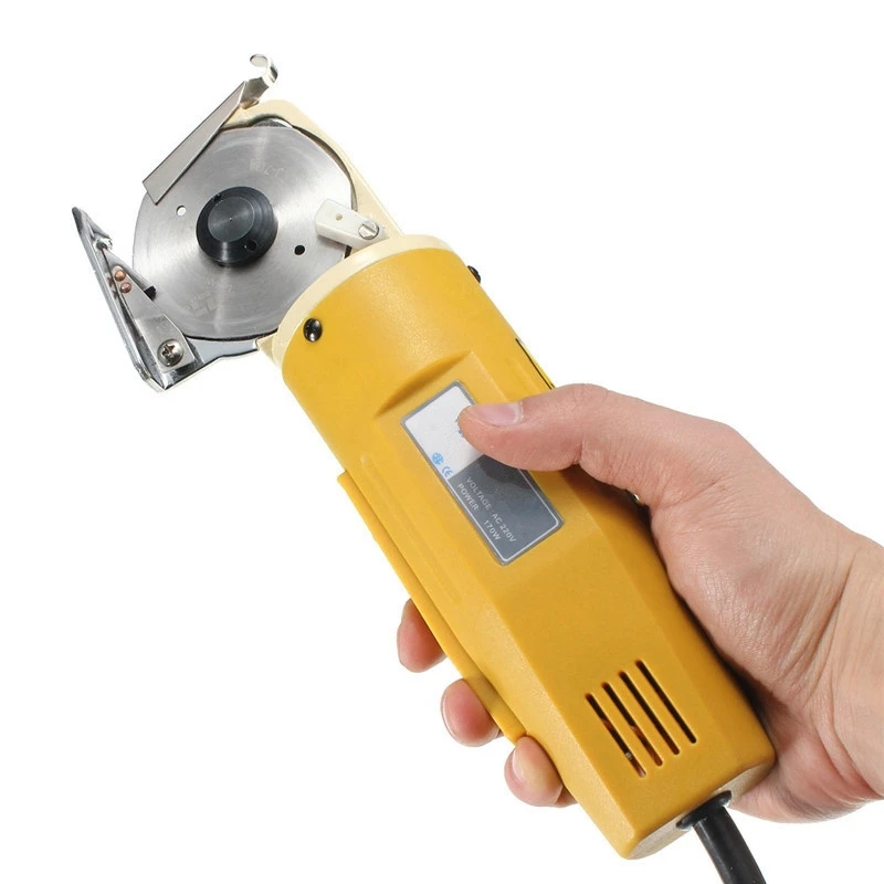 

170W 220V 70mm Rotary Blade Electric Saw Shear Textile Cutter Cutting Machine Kit Scissor Tool For Clothes Leather Fabric