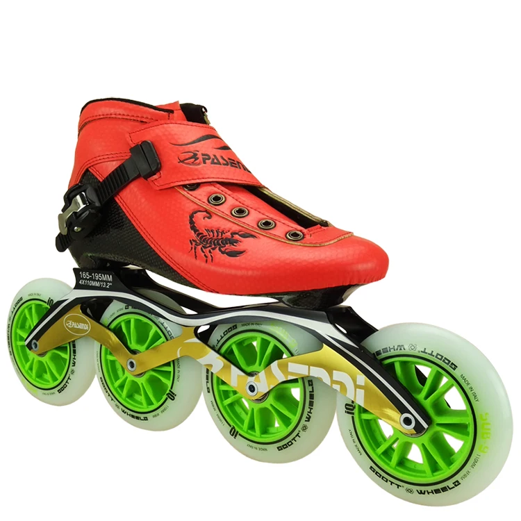 Углеродное волокно professional speed skating обувь женщины/мужчины роликовые коньки кроссовки для бега взрослый ребенок катание обувь Роликовые