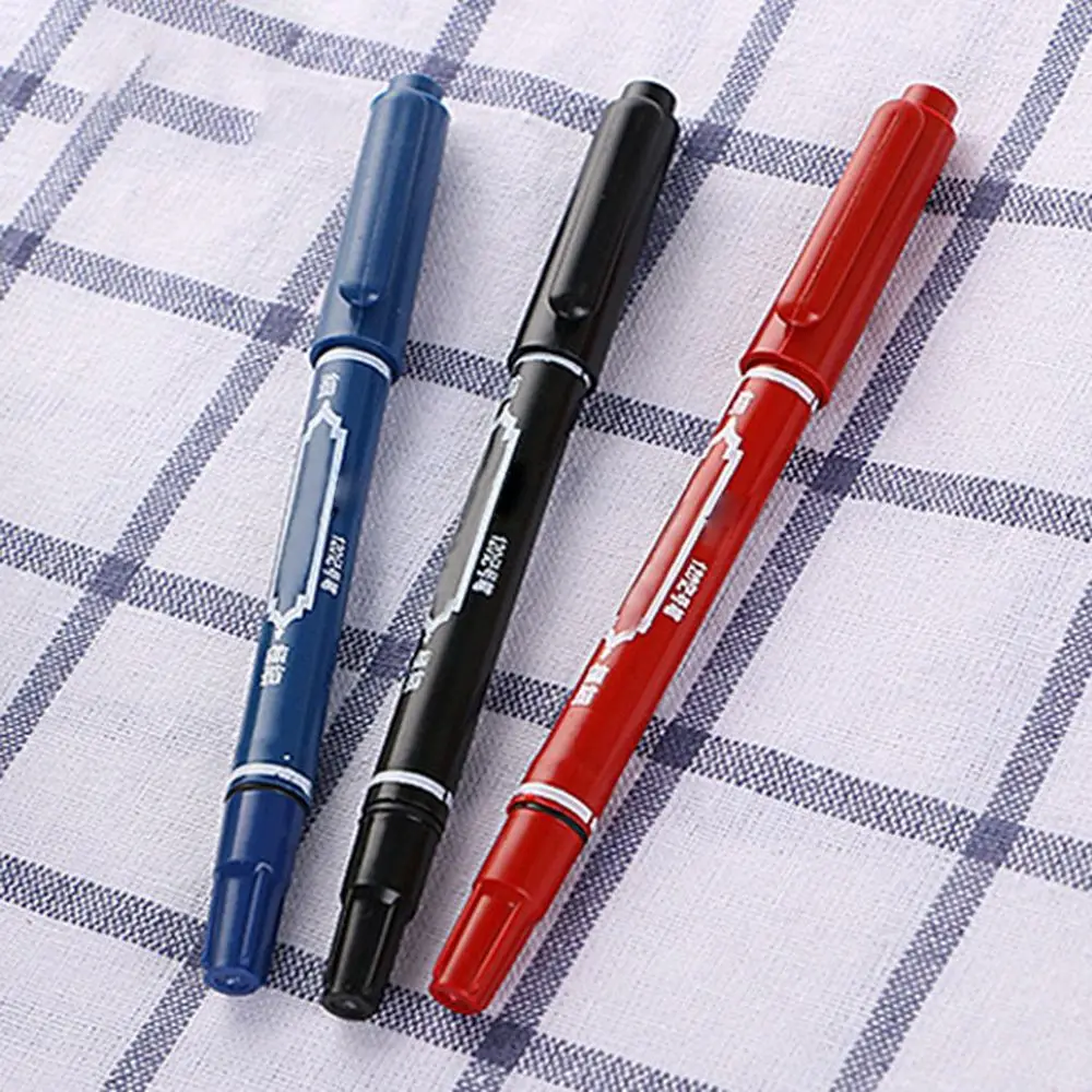 

1pcs Cross Stitch Sewing Tools Stitch Markers Grommet Ink Marking Fabric Double headed Pens DIY Water Pens Permanent Needlework