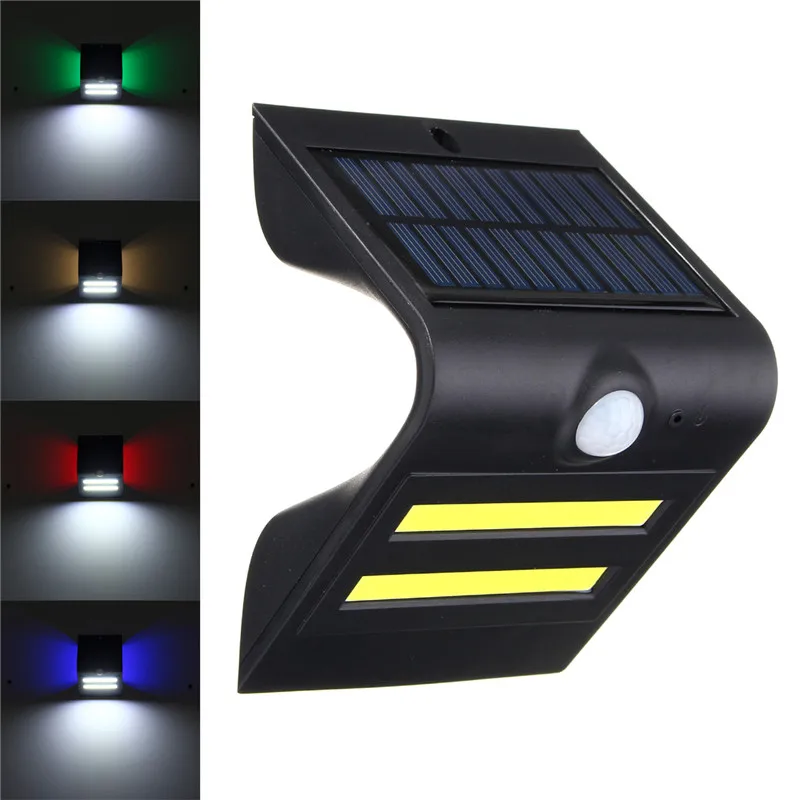 

Smuxi Waterproof IP65 COB Solar Light Outdoor Garden Light Wireless PIR Solar Motion Sensor Solar Powered Emergency Wall Lamp