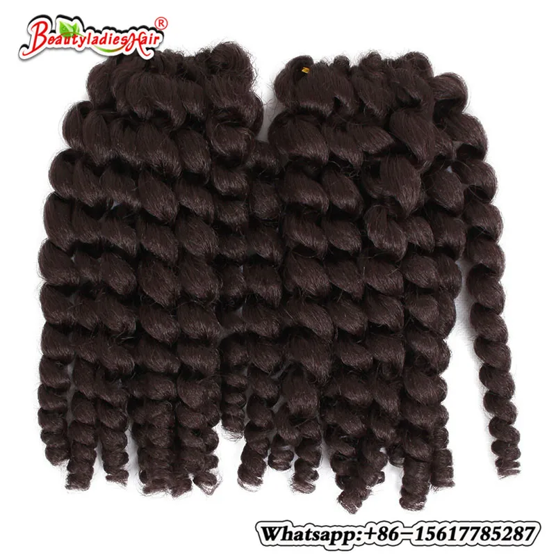 Alizing короткие Ombre палочка кудри твист кос крючком волос 3 пакетов/лот отказов 8
