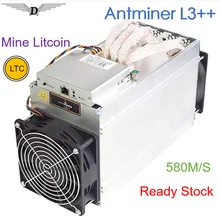 Б/у Antminer L3++ Scrypt ASIC Майнер Litecoin с блоком питания