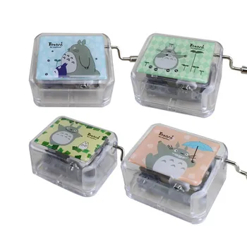 

Acrylic Music Box Mechanical Musical Boxes Kid Toys Music Boxes Hand Crank Music Box Christmas Birthday Small Children Gifts