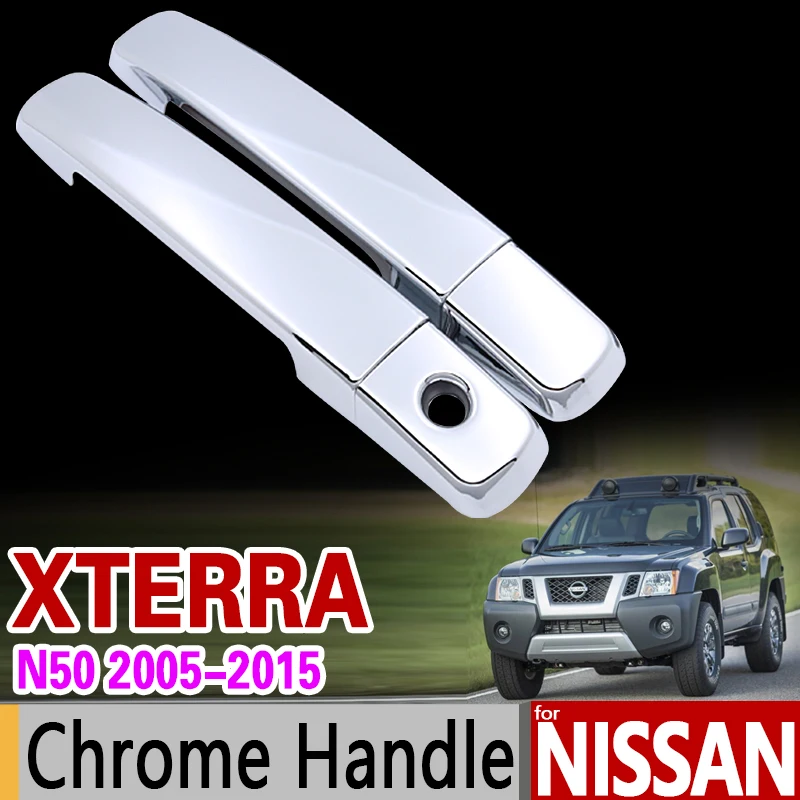 Хромированная крышка ручки для Nissan Xterra N50 2005 2015 отделка X terra 2007 2008 2010 2012 2014