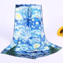 Женский летний длинный шарф с принтом бабочки для женщин