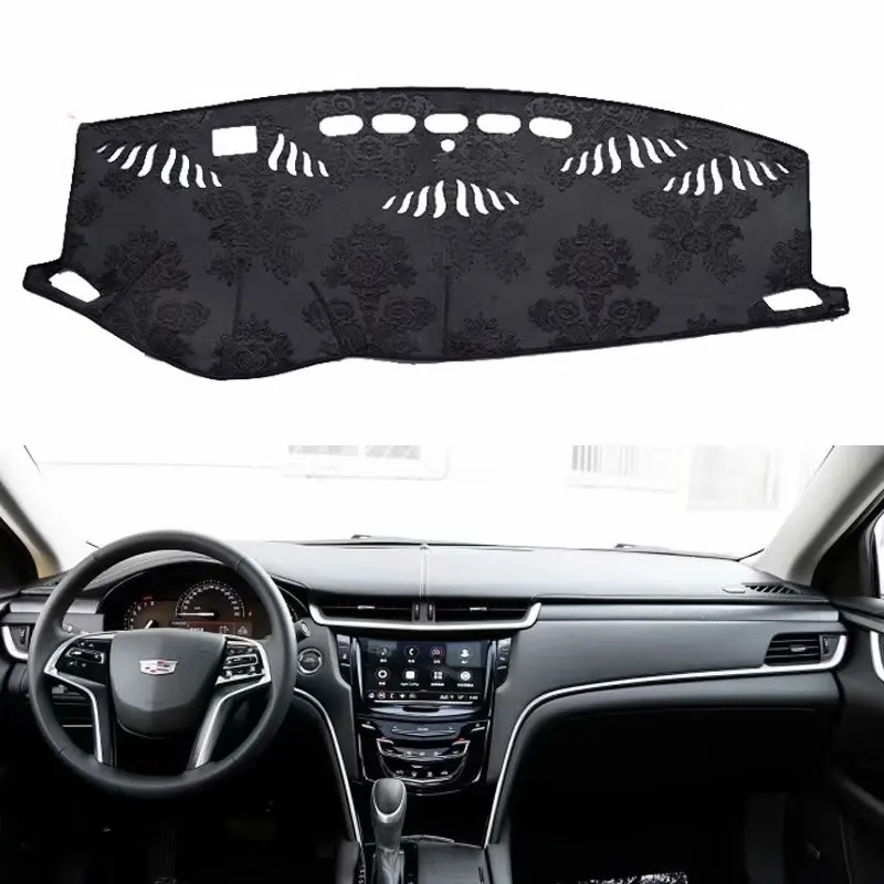 For Cadillac XTS 2012 2019 Flannel Dashmats Dashboard Covers Dash Pads