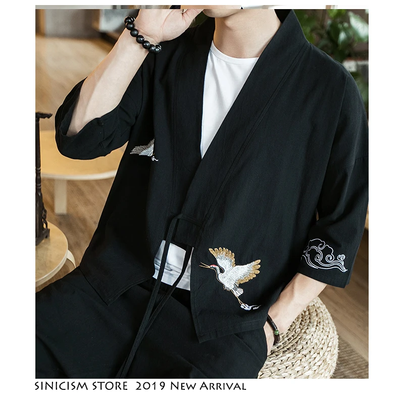 Sinicism Store Мужская Уличная одежда в китайском стиле 2019 мужская летняя забавная