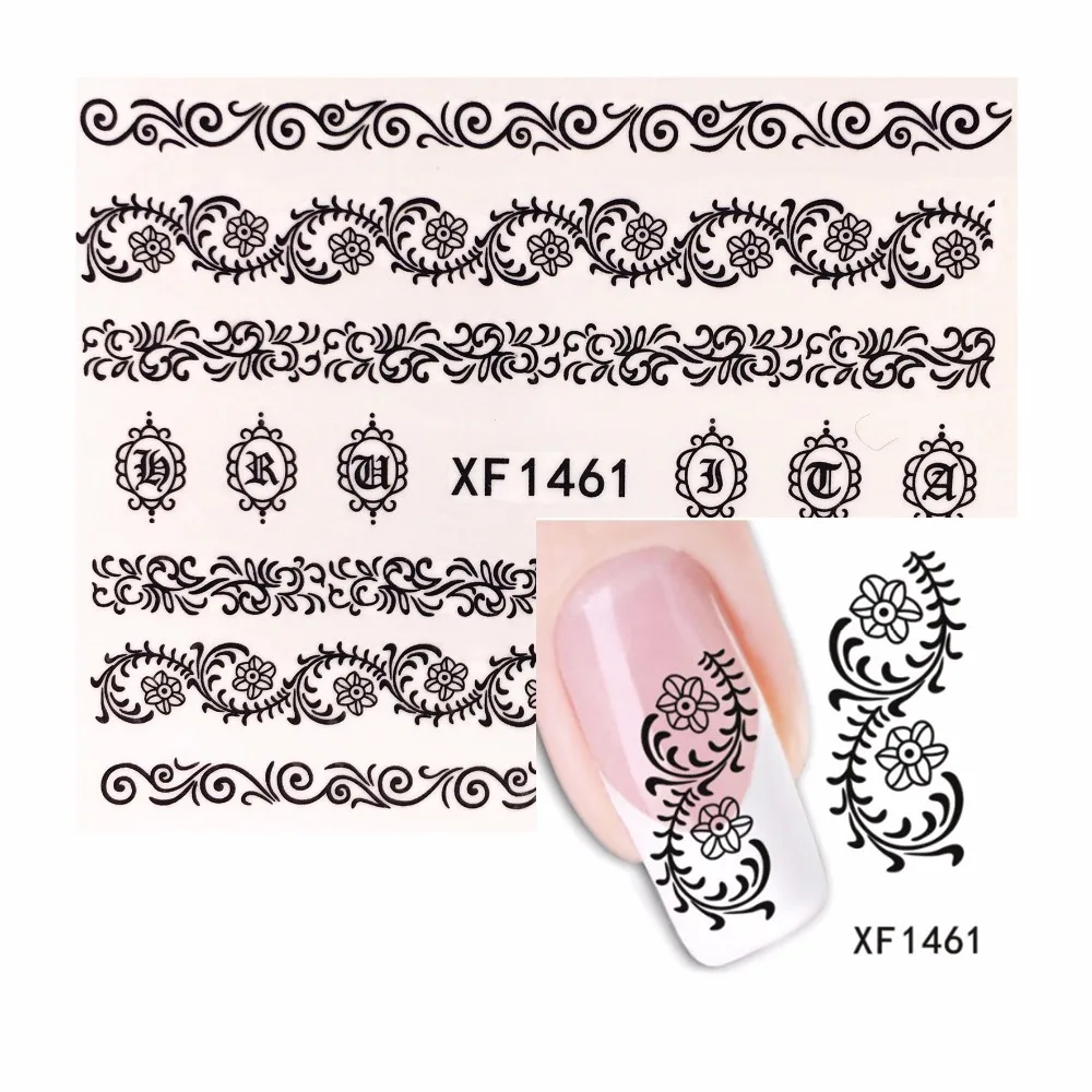 

LCJ 1 Sheet Nail Art Wrap Water Transfer Nails Sticker Butterfly Series Water Decals Stickers Decoration Tools Wraps 1461