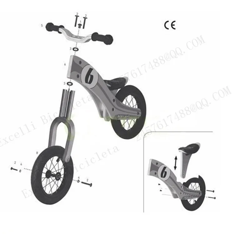 b28-Baby two wheels Wood Balance Bike for 2-6 Years age Bicicleta Infantil Balance Bike Kid's bicycle Common Childen's Cycling