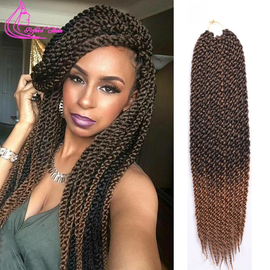 Twist Crochet Braids Braiding Hair Ombre Brading Hair Ombre Box Braids ...