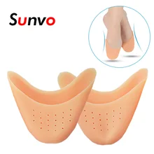 High Quality Silicone Gel Dance Point Pads for Ballet Dancing Foot Tip Protector Breathable Hole Sole Shock Absorbing Inserts