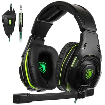 

SADES SA938 Wired Gaming 3.5 Headphones With Microphone Stereo Music Earbuds Stereo Gaming Earphone For PS4