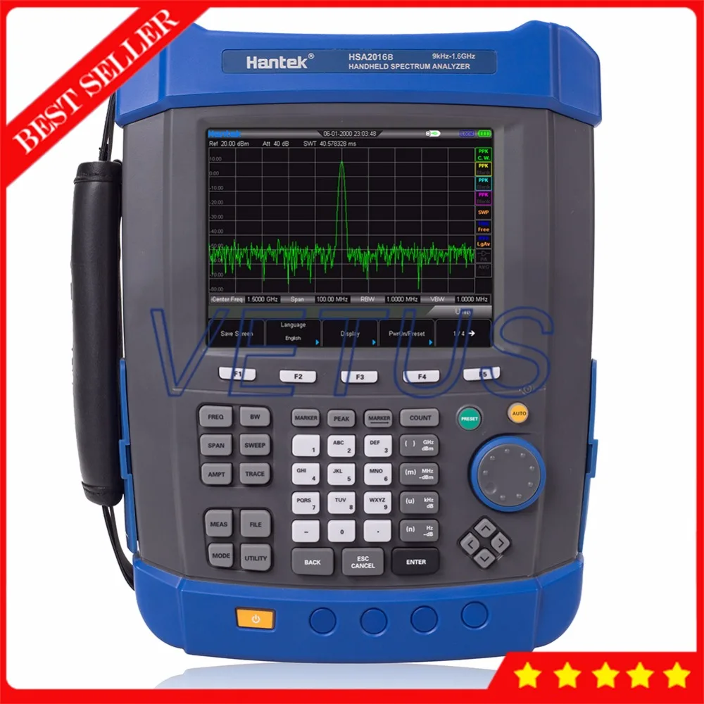 HSA2016B 9 кГц~ 1,6 ГГц переменному току 5 M~ 1,6 ГГц ТГ Портативный цифровой анализатор спектра с измеритель напряженности поля тестер Функция