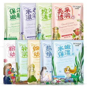 

New Arrival Deep Moisturizing Plant Face Mask Skin Care Whitening Oil Control Anti-wrinkle Facial Mask Hot!!