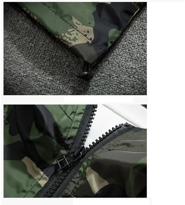 Grandwish размера плюс 5XL 6XL 7XL камуфляжная куртка Мужские бомберы Военная Мужская s ветровка с капюшоном большой размер Мужская куртка, DA569