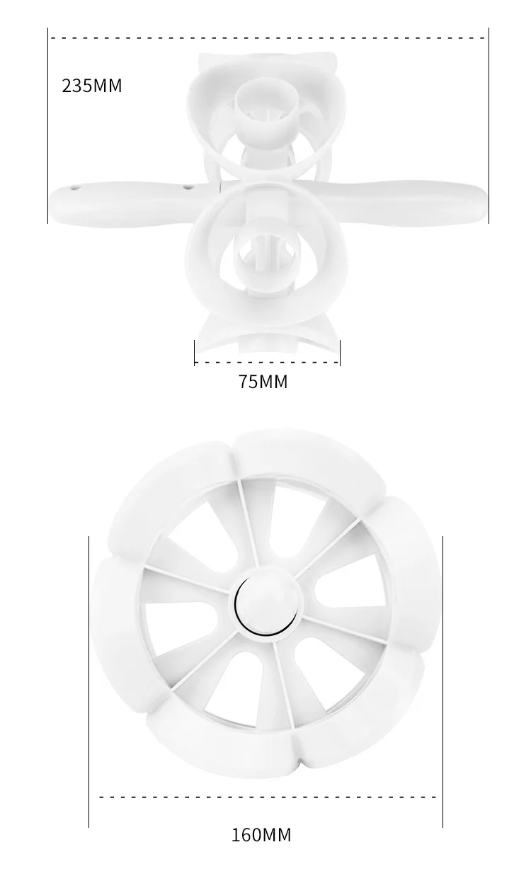 Ручной ABS 6-Circle нож для пончиков пончик форма для бисквитов печенья помадка выпечки прибор для приготовления пончиков формы хлебобулочных гаджетов