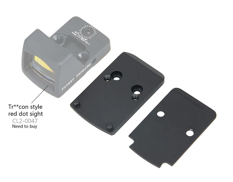 

PPT Tactical RMR Adapter Plate for RedDot Mounts ( MS10, MS15 & MS39 ) GZ24-0167