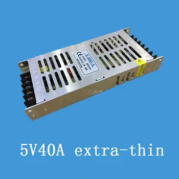 

[Seven Neon]Free DHL express shipping wholesale high quality DC5V 40A 200W ultral thin switching power supply