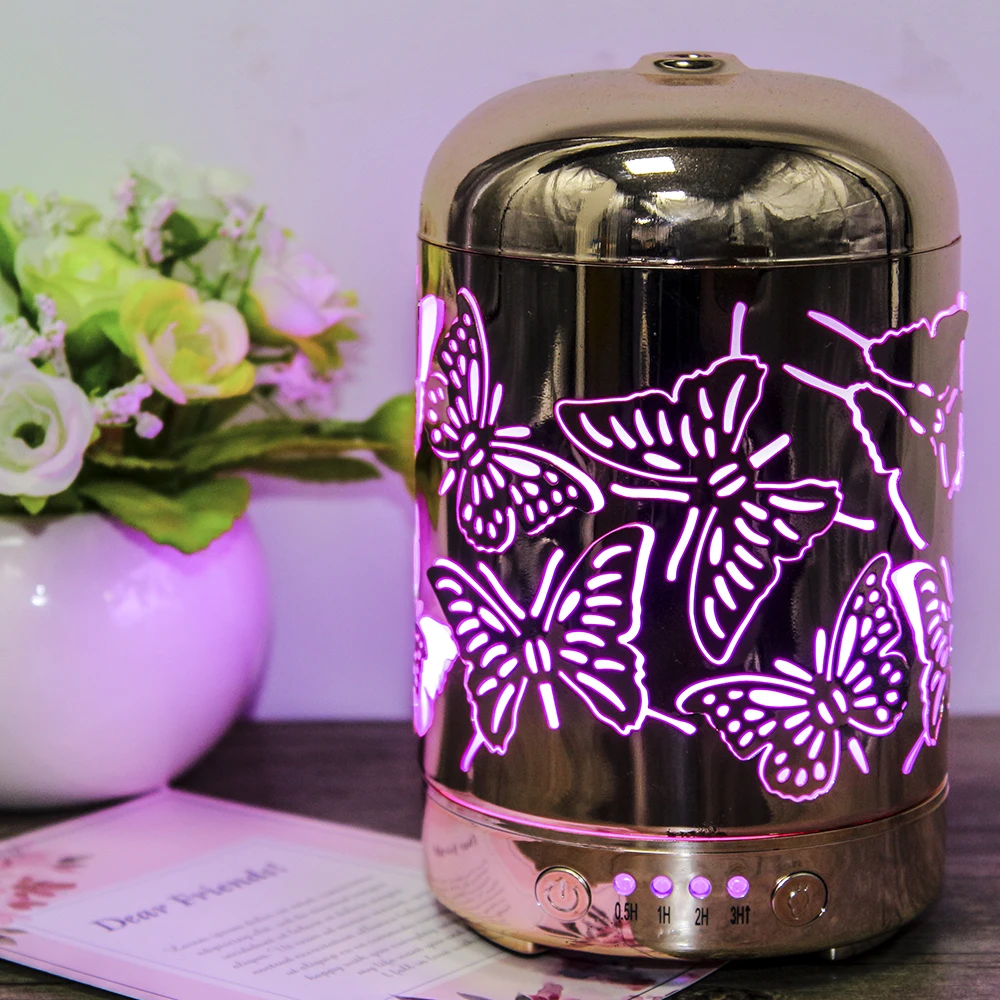 

Genuine Unique 3D Butterflies Designed Ultrasonic Aromatherapy Essential Oil Diffuser Cool Aroma Humidifier for Home & Office
