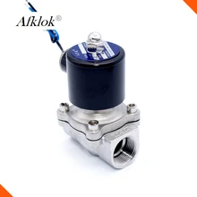 G резьба высокая температура VITON уплотнение 1/" Электрический Соленоидный клапан для воды 24 В постоянного тока нормально закрытый