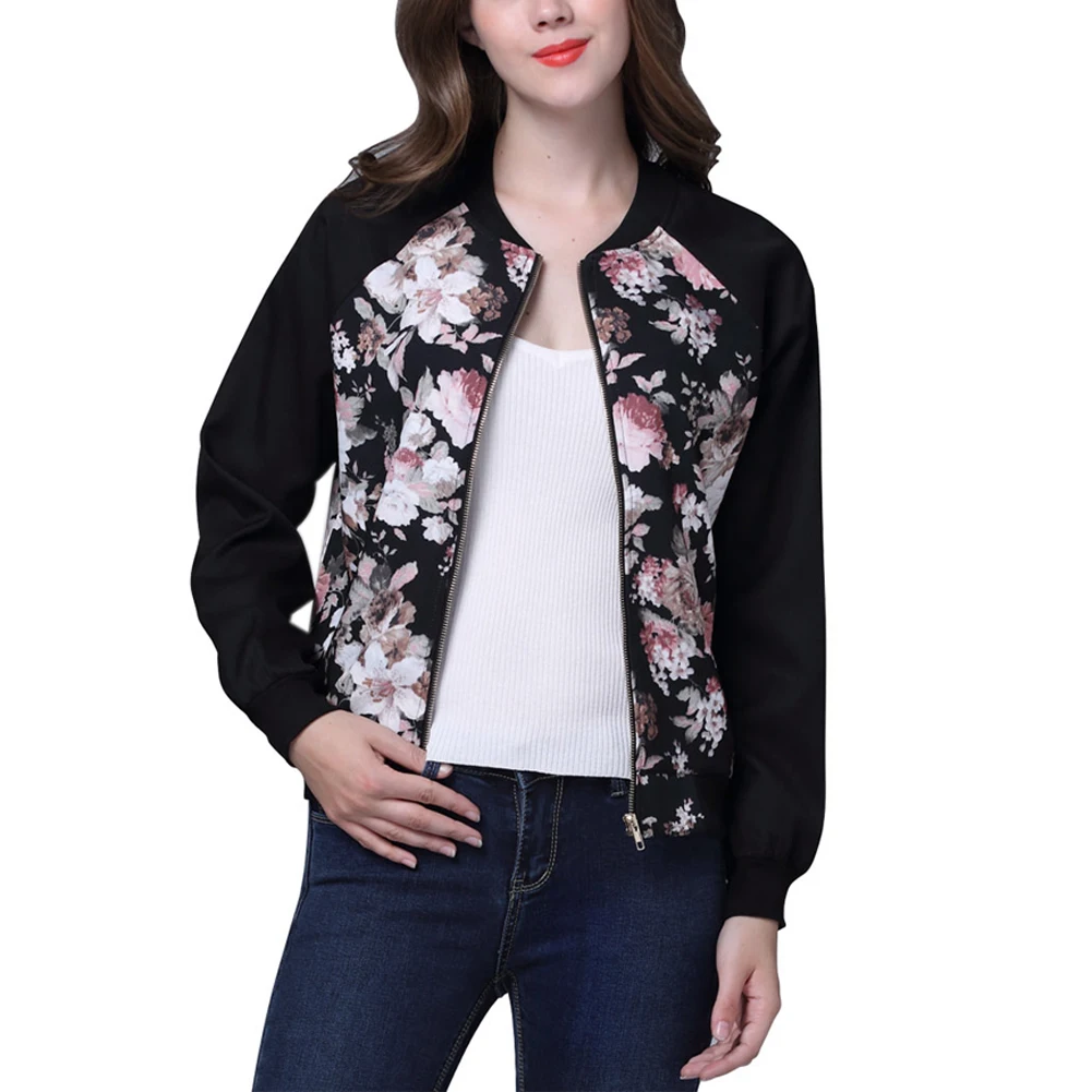 Romanstii Bomber Jacket Women 2017 Spring Autumn O Neck