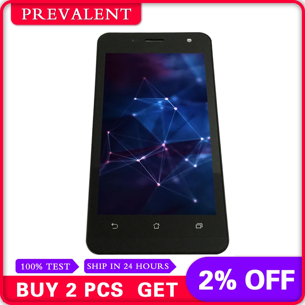 

For Asus Zenfone 5 Lite A502CG Full LCD Display Panel Module + Black Touch Screen Digitizer Sensor Assembly Frame