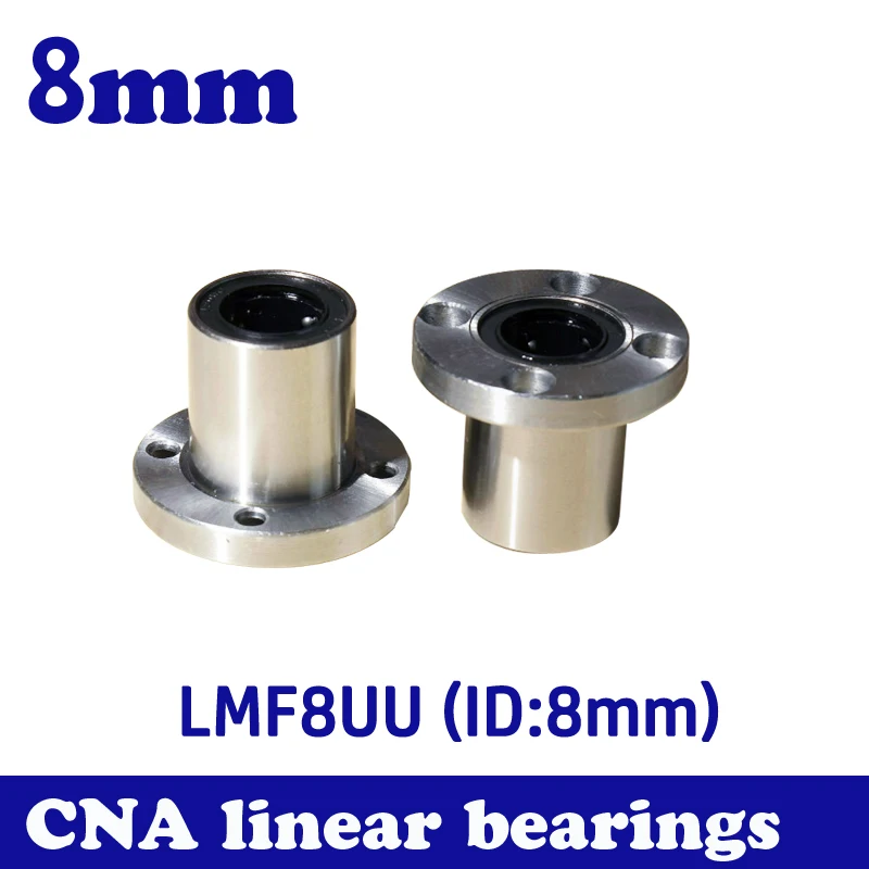 

Free Shipping 4pcs/lot LMF8UU 8mm Flange Linear Ball Bearing For 8mm Linear Shaft CNC