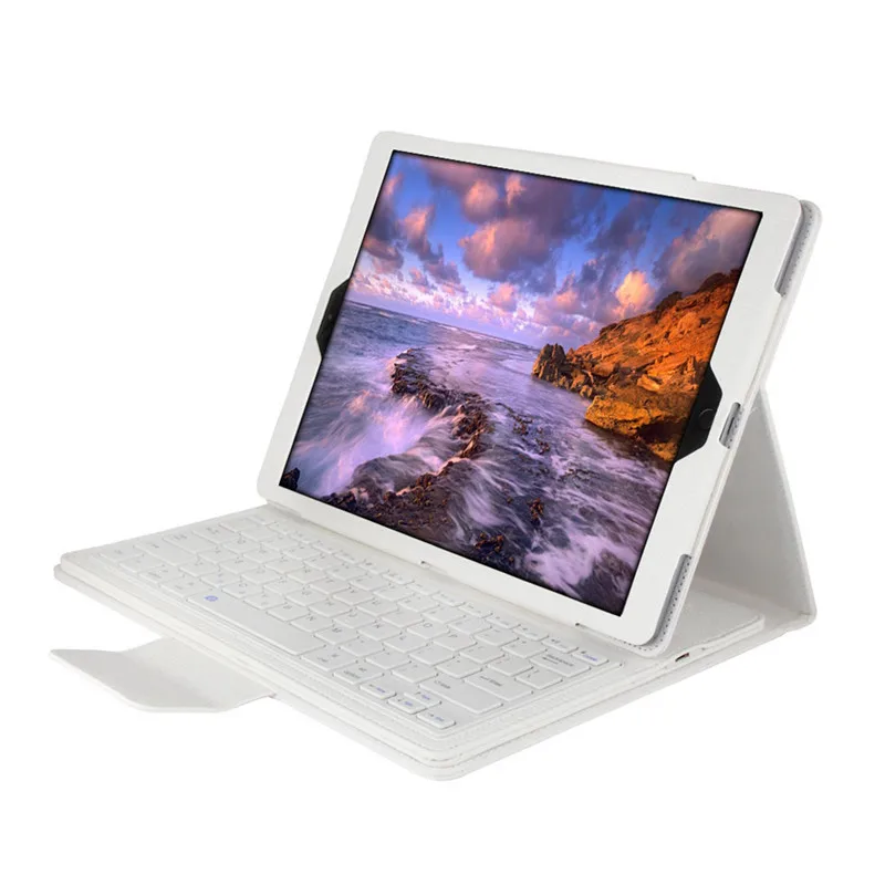 Роскошный умный чехол для iPad Pro 12 9 с беспроводной Bluetooth клавиатурой 2015 планшета