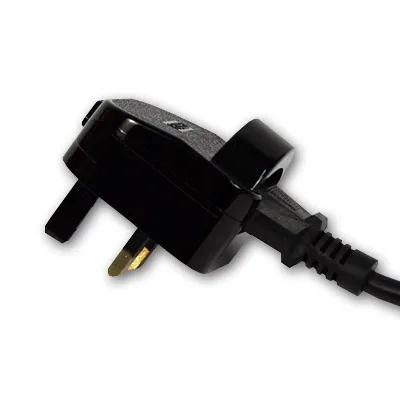 

13A 2Pin Germany to 3Pin England Adapter 2pcs Free Shipping ST-5, AC Power Adapter,Travel Power Connector Plug