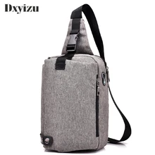 Мужская дорожная маленькая нагрудная сумка короткая Повседневная перевязь на одно плечо сумки модные многофункциональные дорожные сумки через плечо