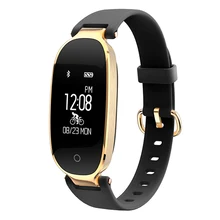 S3 модные часы Smart Watch браслет девушка Для женщин монитор сердечного ритма женские туфли, плоская подошва, Фитнес трекер Браслет