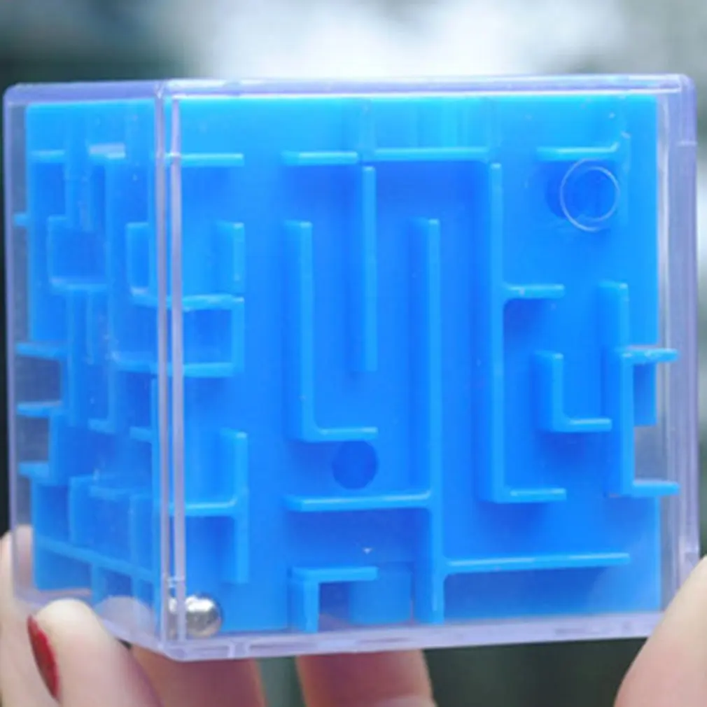 

Funny 6 Sides 3D Speed Cube Puzzle Game Maze Magic Cube Puzzle Labyrinth Ball Toys Antistress Ball Games Educational Toys Gift