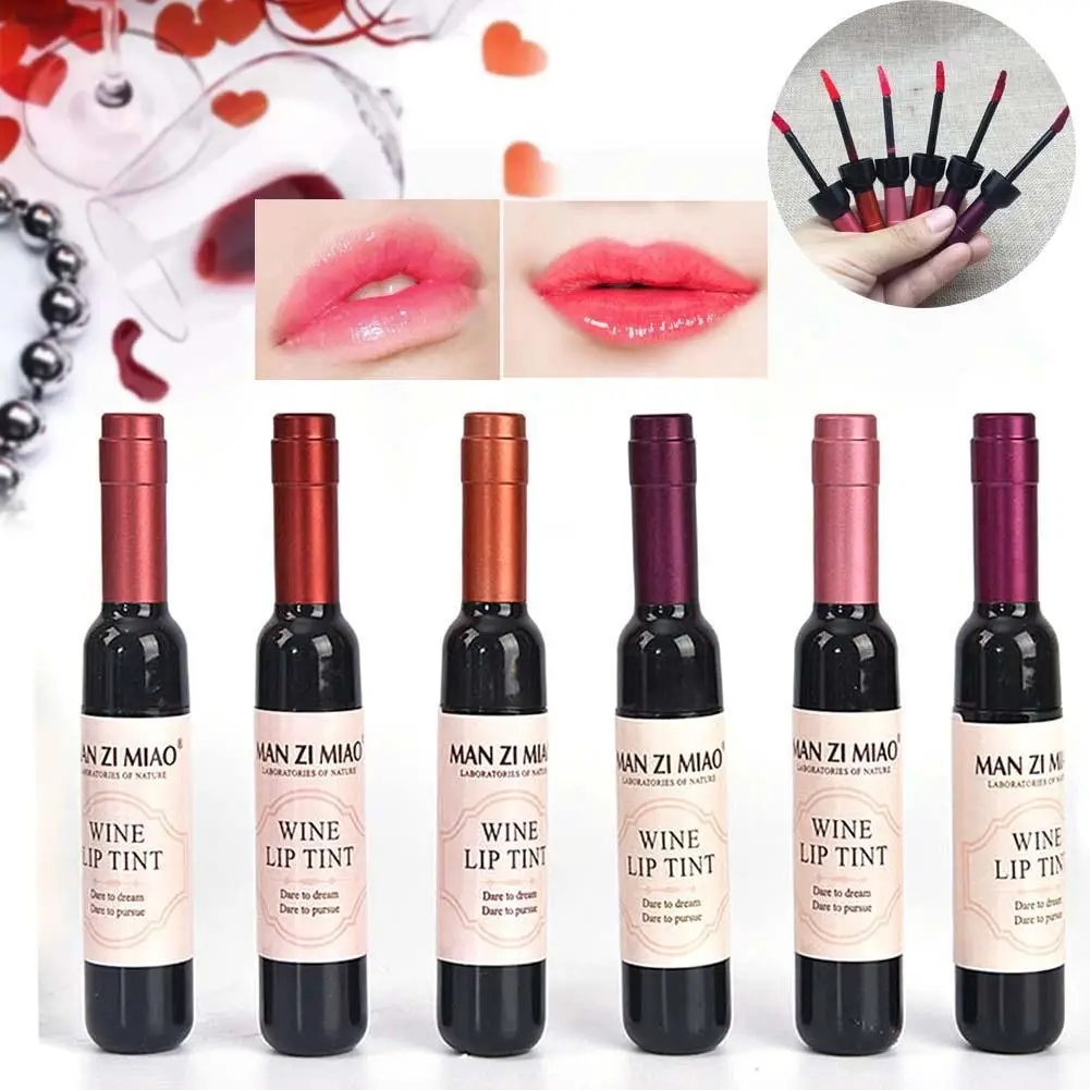 Buy Red Wine Lip Tint Liquid Matte Lipstick Waterproof