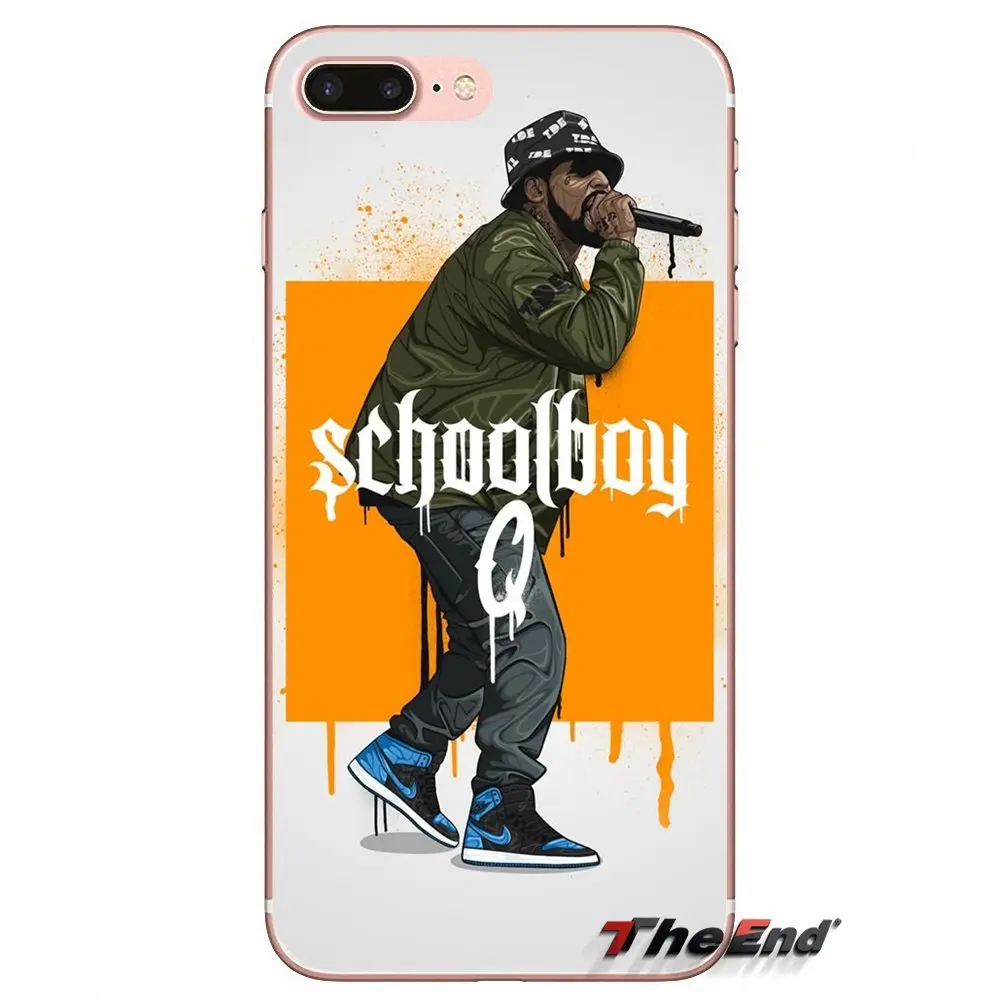 Мягкий прозрачный чехол в стиле хип хоп schoolboy q для Sony Xperia Z Z1 Z2 Z3 Z5 compact M2 M4 M5 E3 T3 XA Aqua