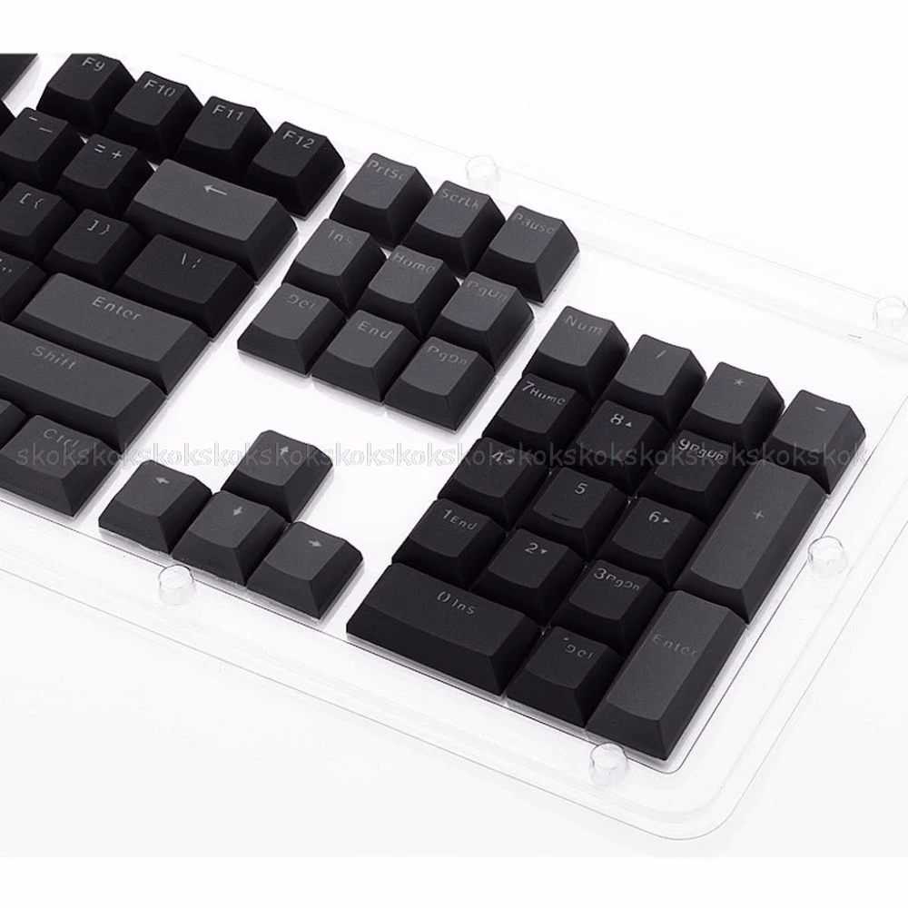 Translucent Double Shot PBT 104 KeyCaps Backlit For Cherry MX Keyboard Switch Jy19 19 Dropship