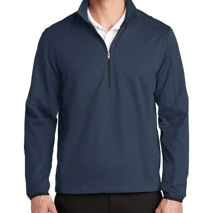 Port Authority J716 Mens Active 1 by 2-Zip Soft Shell Jacket Dress Blue Navy - Extra Large (1)