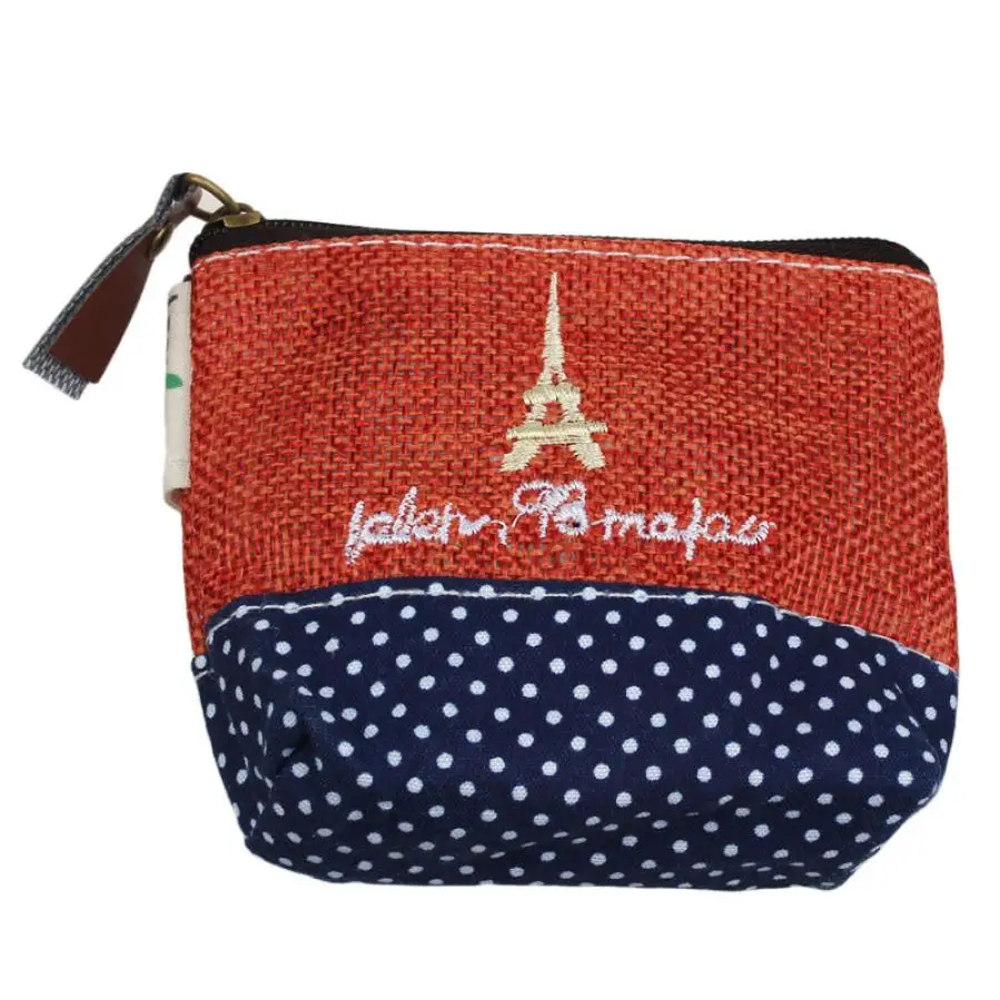 New Arrival Small women bag Canvas Purse Women Wallet Lady Coin Case Handbag Key Holder wristlet women money bag sac a main