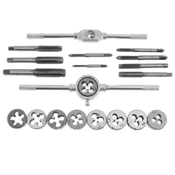 

Metric 20pcs Tap Die Set Complete Tap Die Tapping Set Hand Use Tap Die S