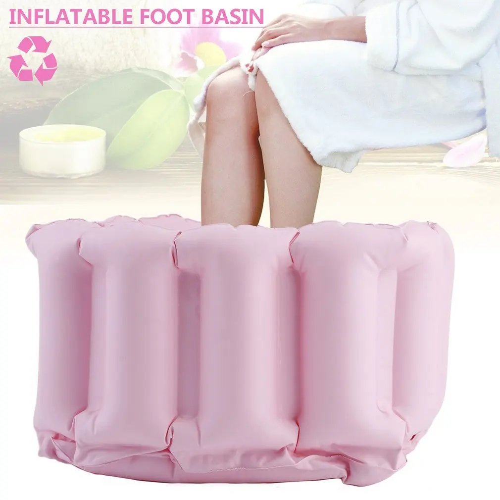 

Footbath Feet Soak Bath Inflatable Basin Wash Spa Home Use Pedicure Care Relax Reduce Nerve Decompression Foot