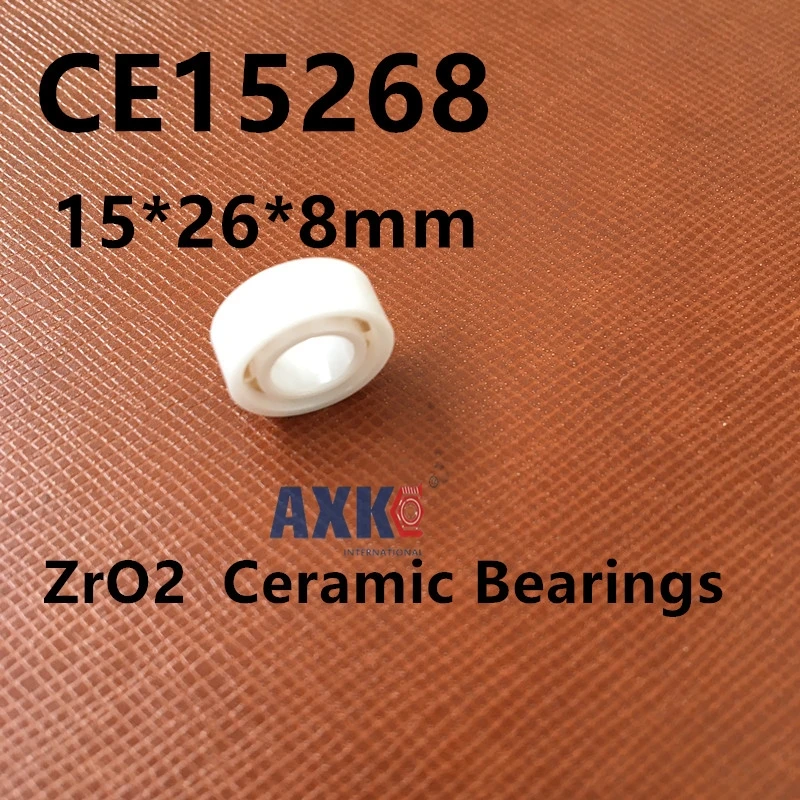 

2018 Limited Top Fashion Thrust Bearing Rodamientos Free Shipping 15268 Ceramic Wheel Hub Bearing Zro2 15*26*8mm Full
