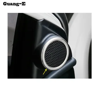 

Car Chrome stick A column Audio Speak Window Windshield Side triangle lamp trim 2pcs For Toyota Corolla Altis 2014 2015 2016